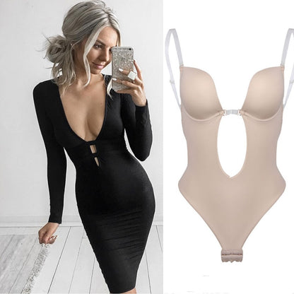 CurvyCouture - Backless BodyShaper Bra